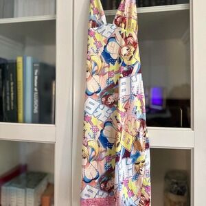 Dolls Kill NG order new girl order V NECK ANIME DRESS size 6